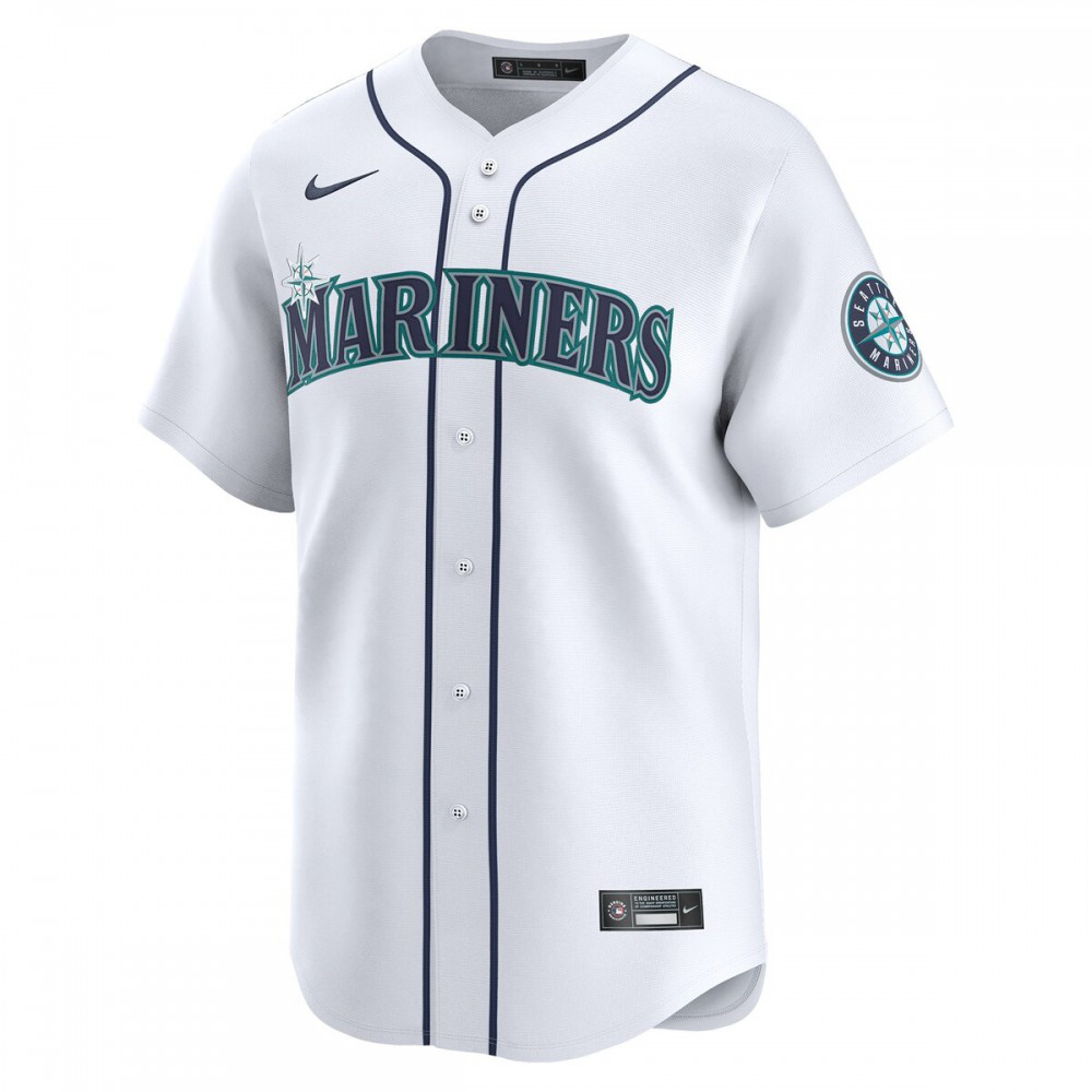 Seattle Mariners Home Limited Jersey - White-Pro Kit Vault | Brand New 26/27 Sports Jerseys